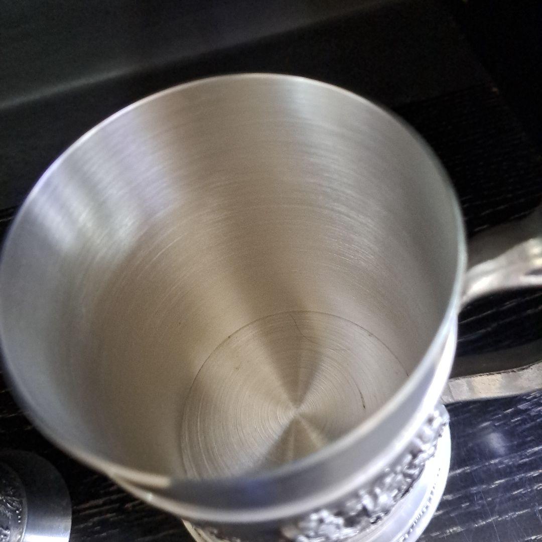 ベルギー製　新品　ピューター　97％　ビアジョッキ&カップ