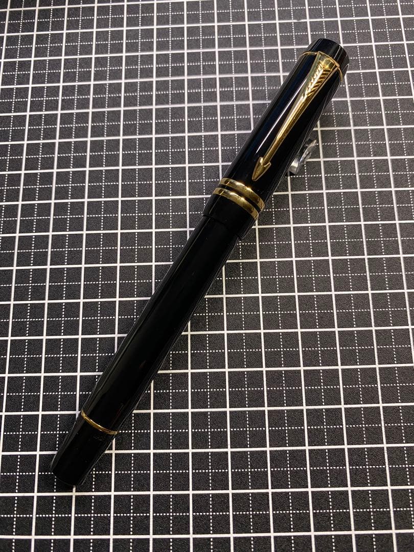 筆記具 PARKER Duofold International BLACK GT FP