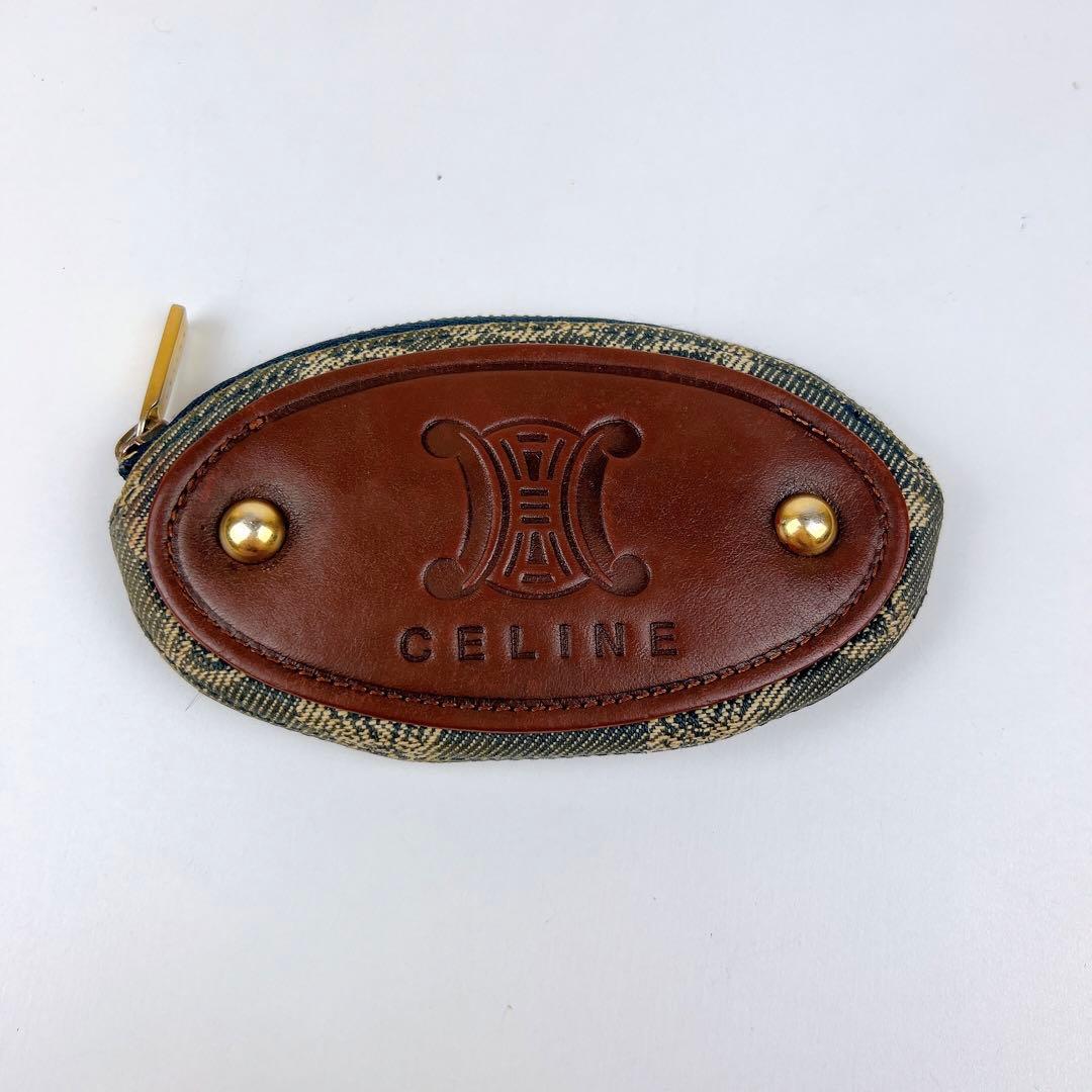 超希少✨ セリーヌ ケース トリオンフ マカダム デニム ブラウン