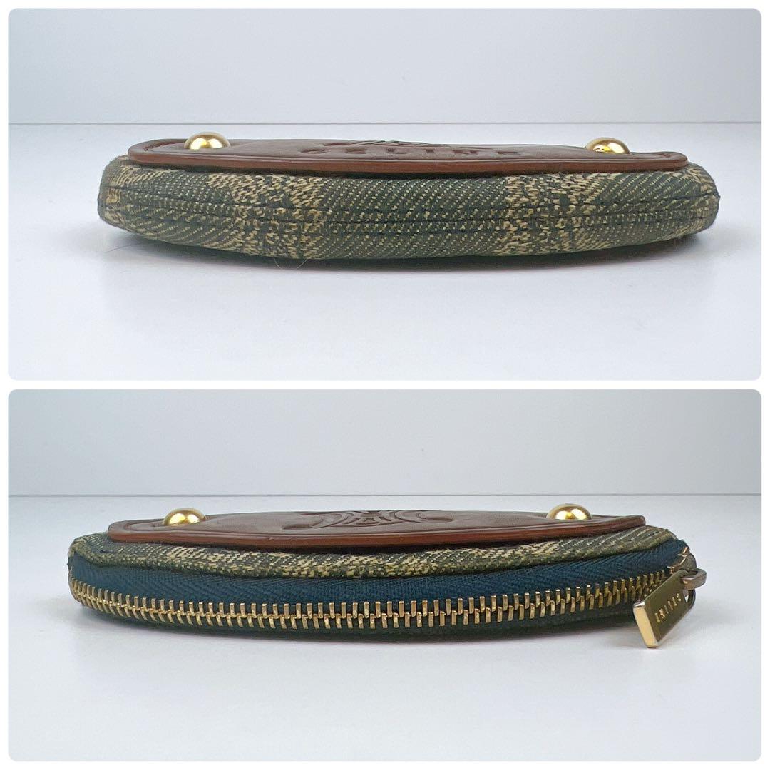 超希少✨ セリーヌ ケース トリオンフ マカダム デニム ブラウン