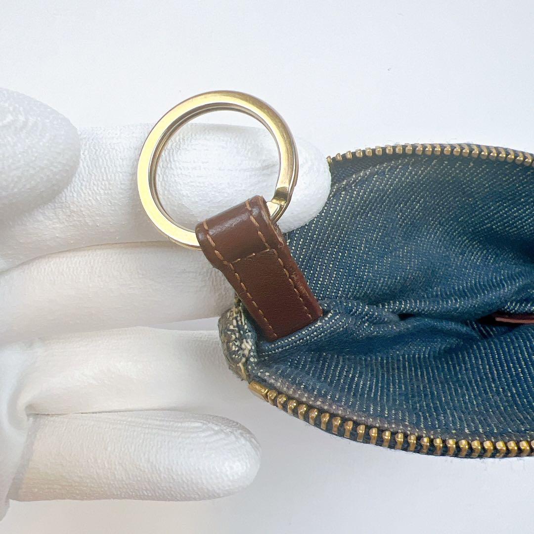 超希少✨ セリーヌ ケース トリオンフ マカダム デニム ブラウン