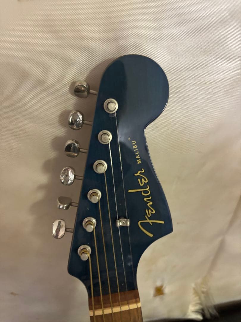 Fender Malibu 青 アコースティックギター