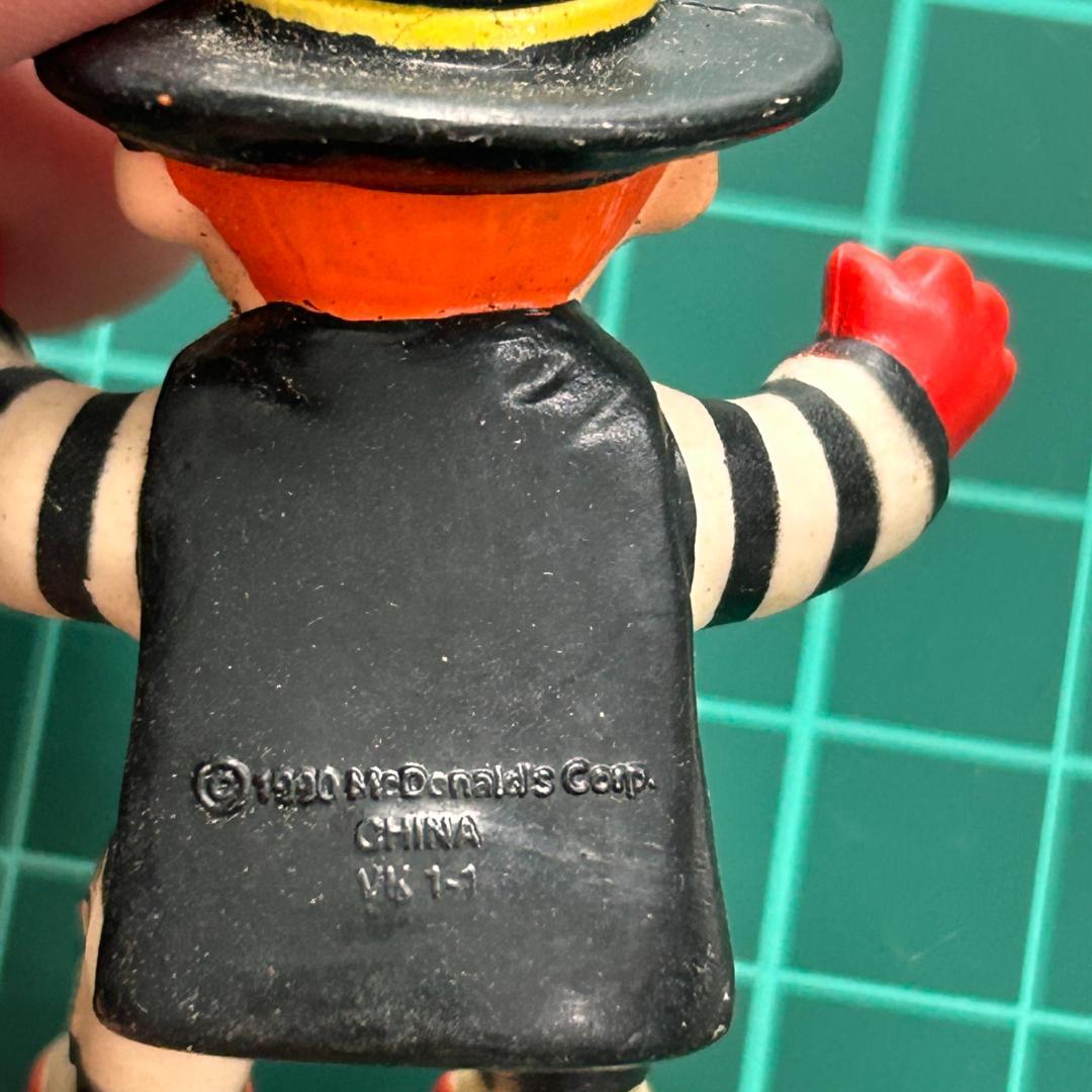 マクドナルド　フィギュア　缶バッジ　5点セット　ハンバーグラー　デッドストック