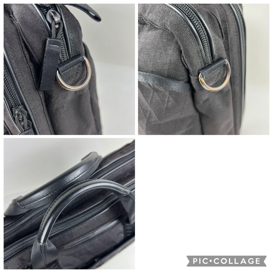 【2way✨撥水】ポーター ビジネスバッグ ハイブリッド 出張 二層 ブラック