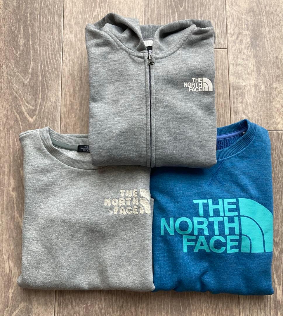 ザノースフェイス　120 まとめ売り　パーカー　トレーナー　3枚セット