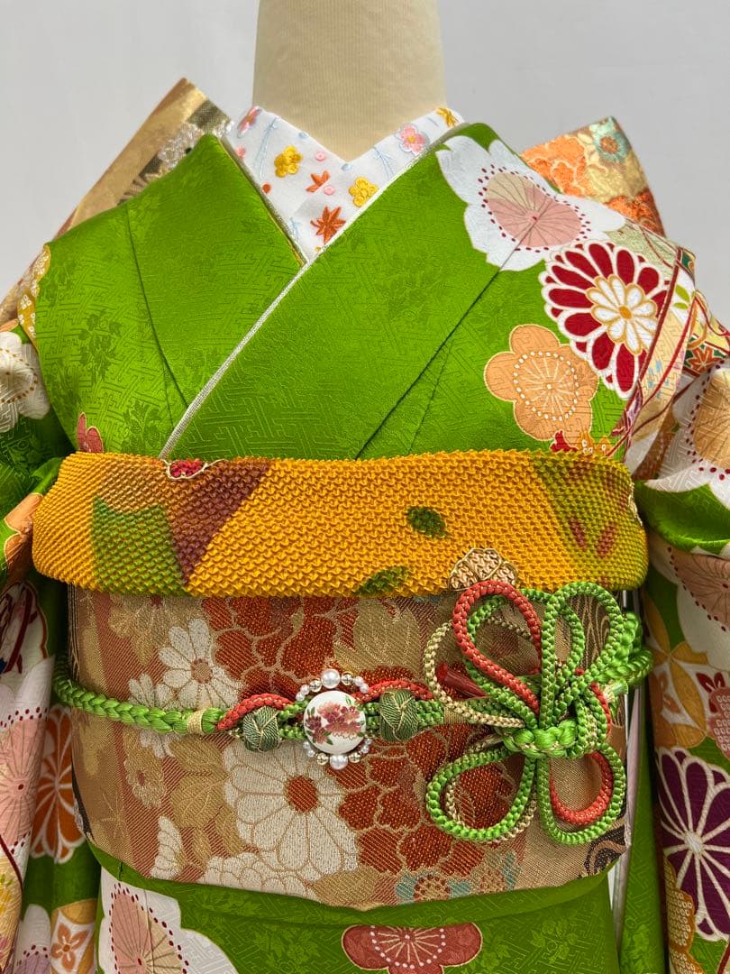 振り袖　フルセット　別誂長襦袢付　金彩　セット　ガード加工　刺繍　531