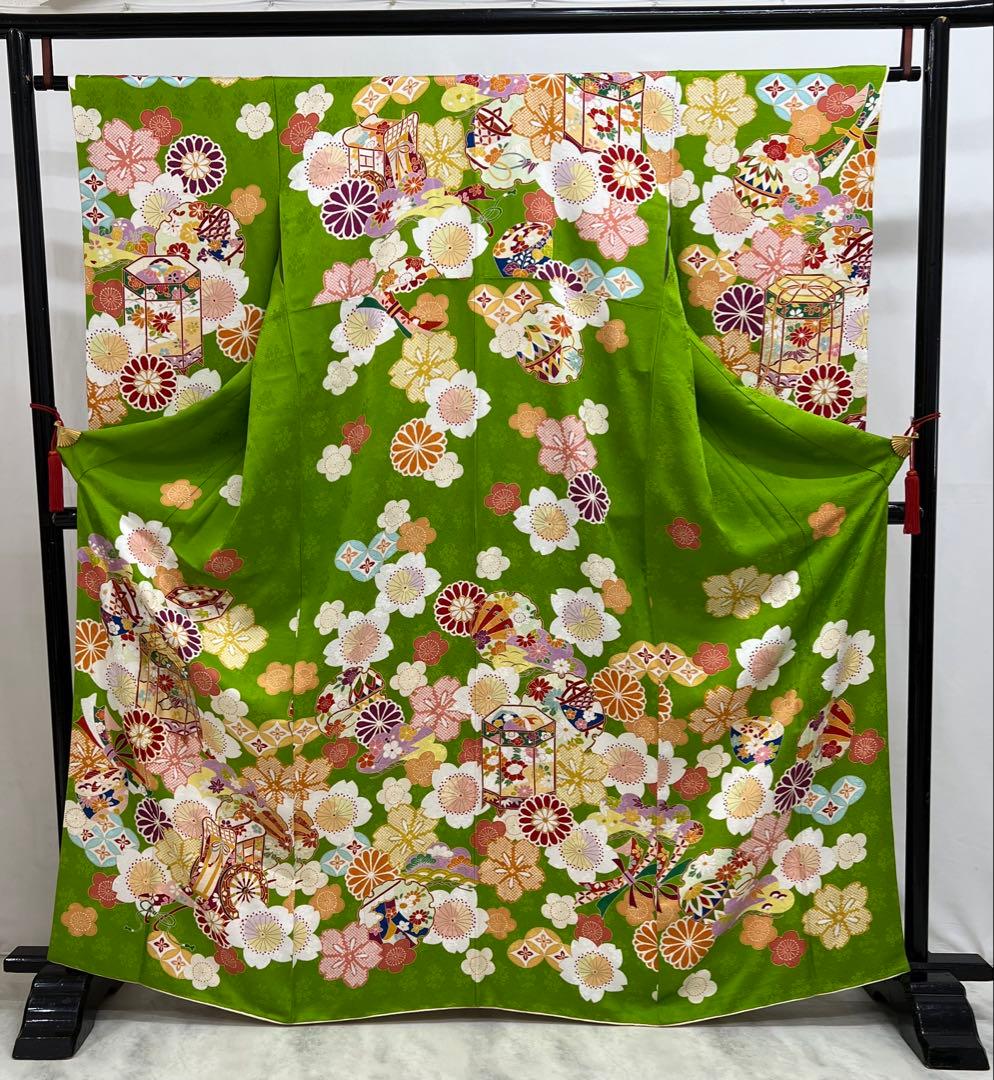 振り袖　フルセット　別誂長襦袢付　金彩　セット　ガード加工　刺繍　531