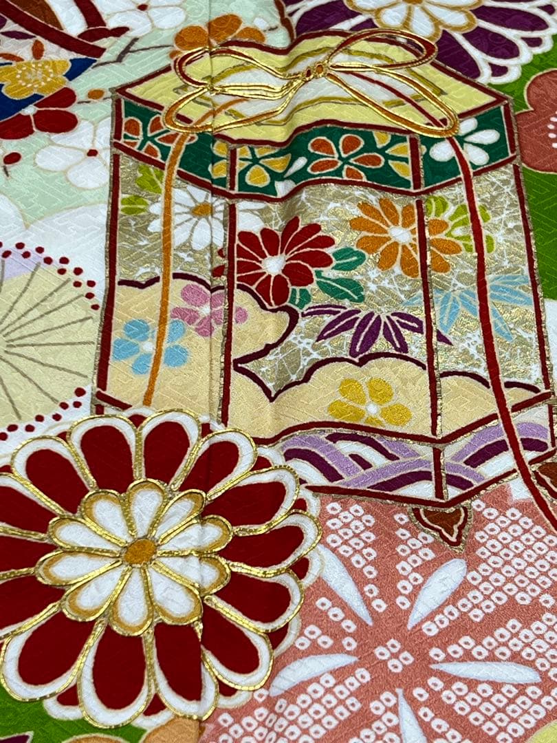 振り袖　フルセット　別誂長襦袢付　金彩　セット　ガード加工　刺繍　531