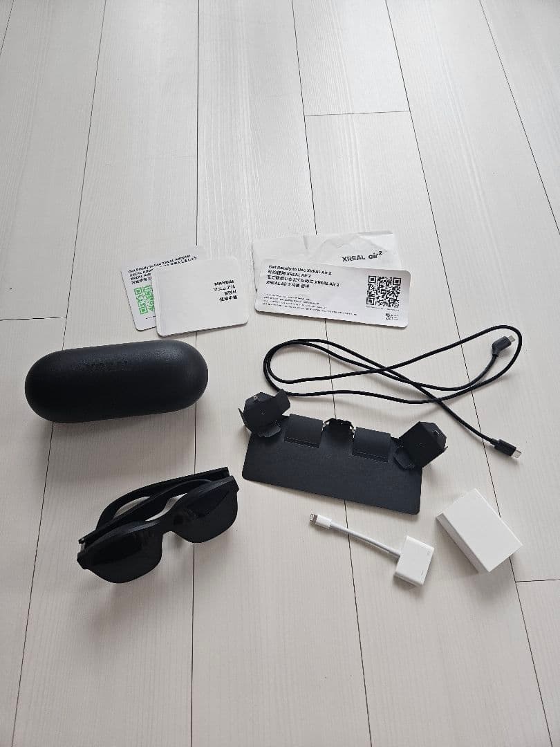 XREAL Air 2　AR グラス スマートグラス　別売アダプターセット