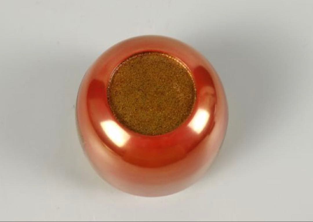 荒井正春 朱金富士松蒔絵 大棗 越前 蒔絵師 茶道具 煎茶道具