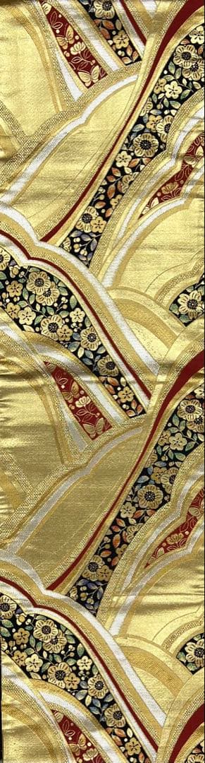 訳あり特価　振り袖　フルセット　金彩加工　刺繍入り　たたき染め　箔難あり626