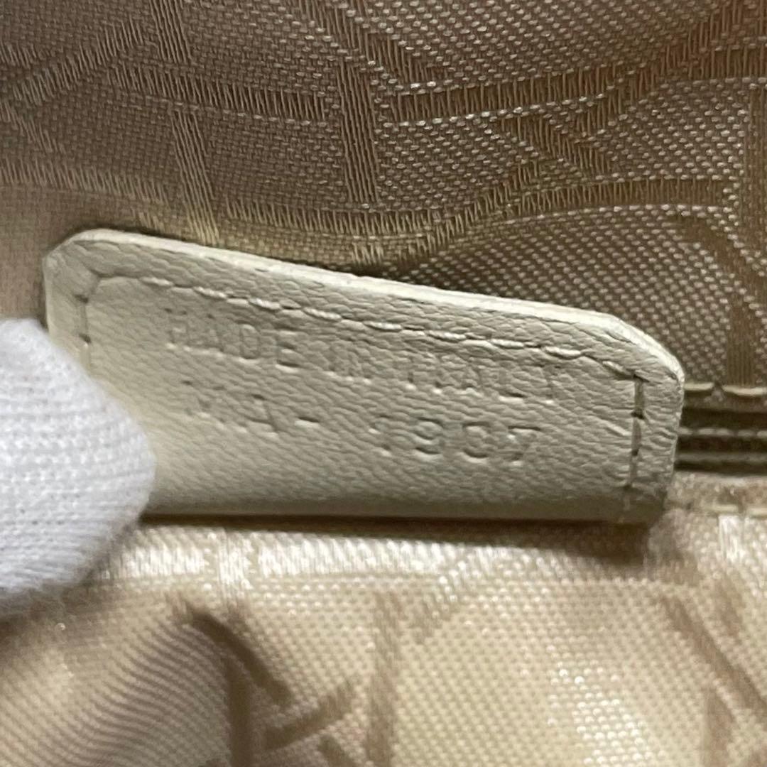 美品✨Dior レディディオール 2way ハンドバッグ ホワイト アイボリー