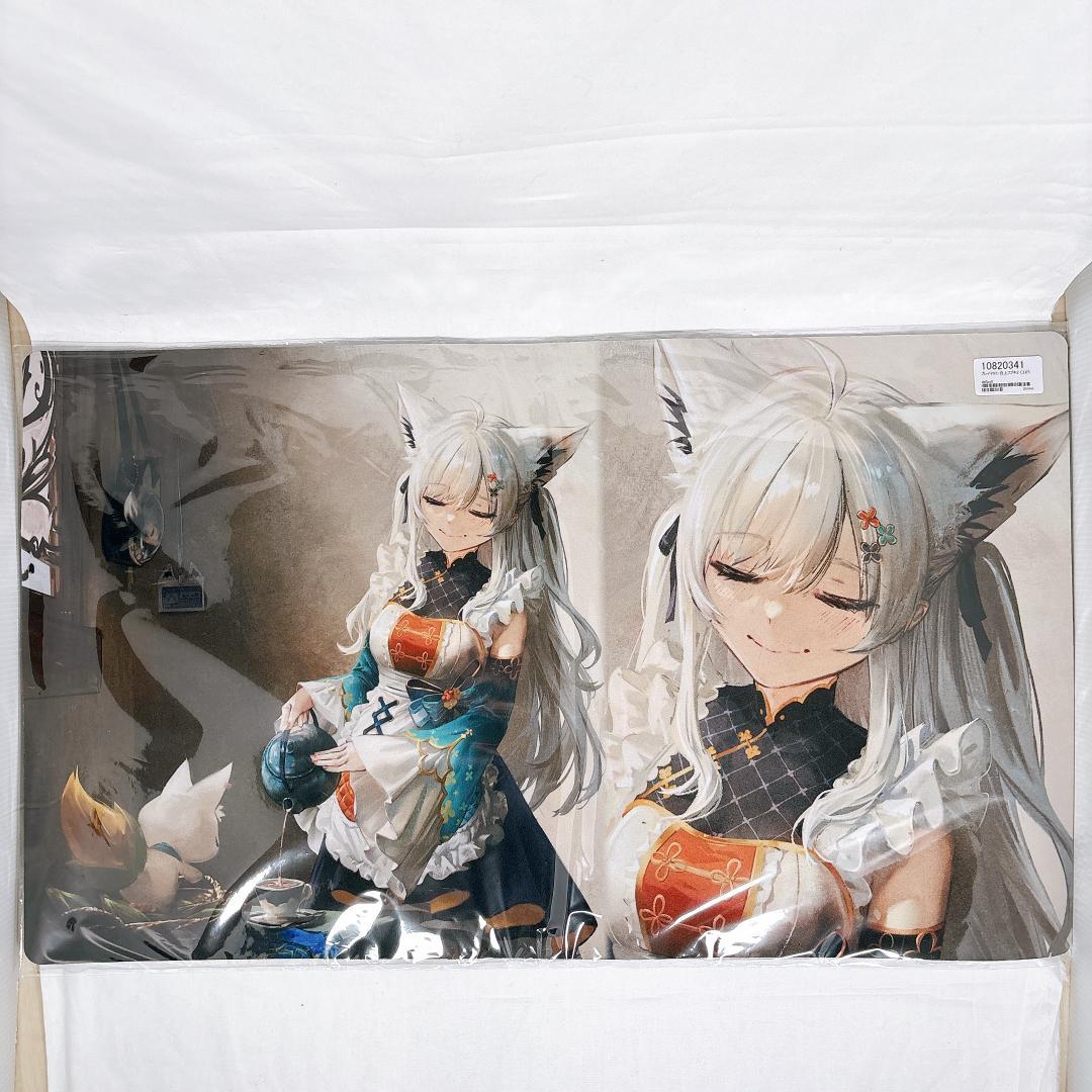 ホロライブ 白上フブキ 絵画パロ スリーブ プレイマット セット 【mika】