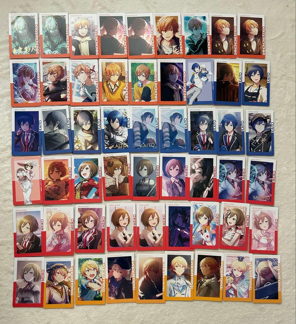 プロセカ エピカ 箔推し有　※画像1が全て。画像2は箔押し一覧32枚、全278枚