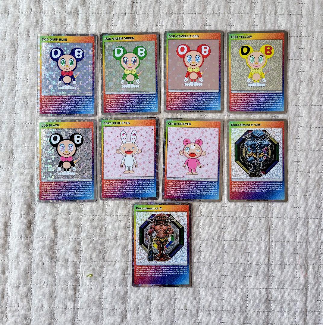 村上隆 もののけ京都 入場限定カード ９種９枚　英語版