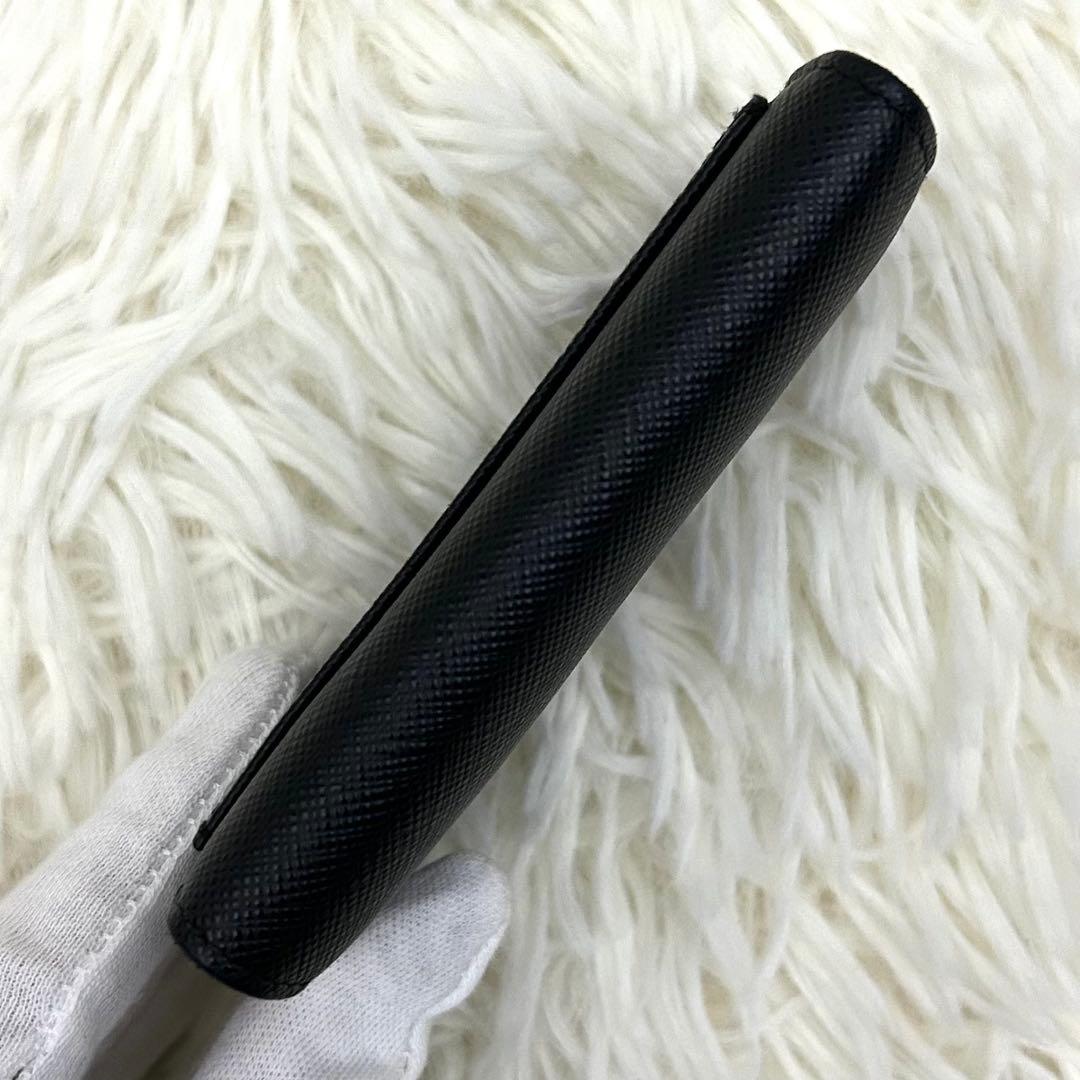 【美品】PRADA プラダ サフィアーノレザー 6連キーケース 鍵入れ ブラック