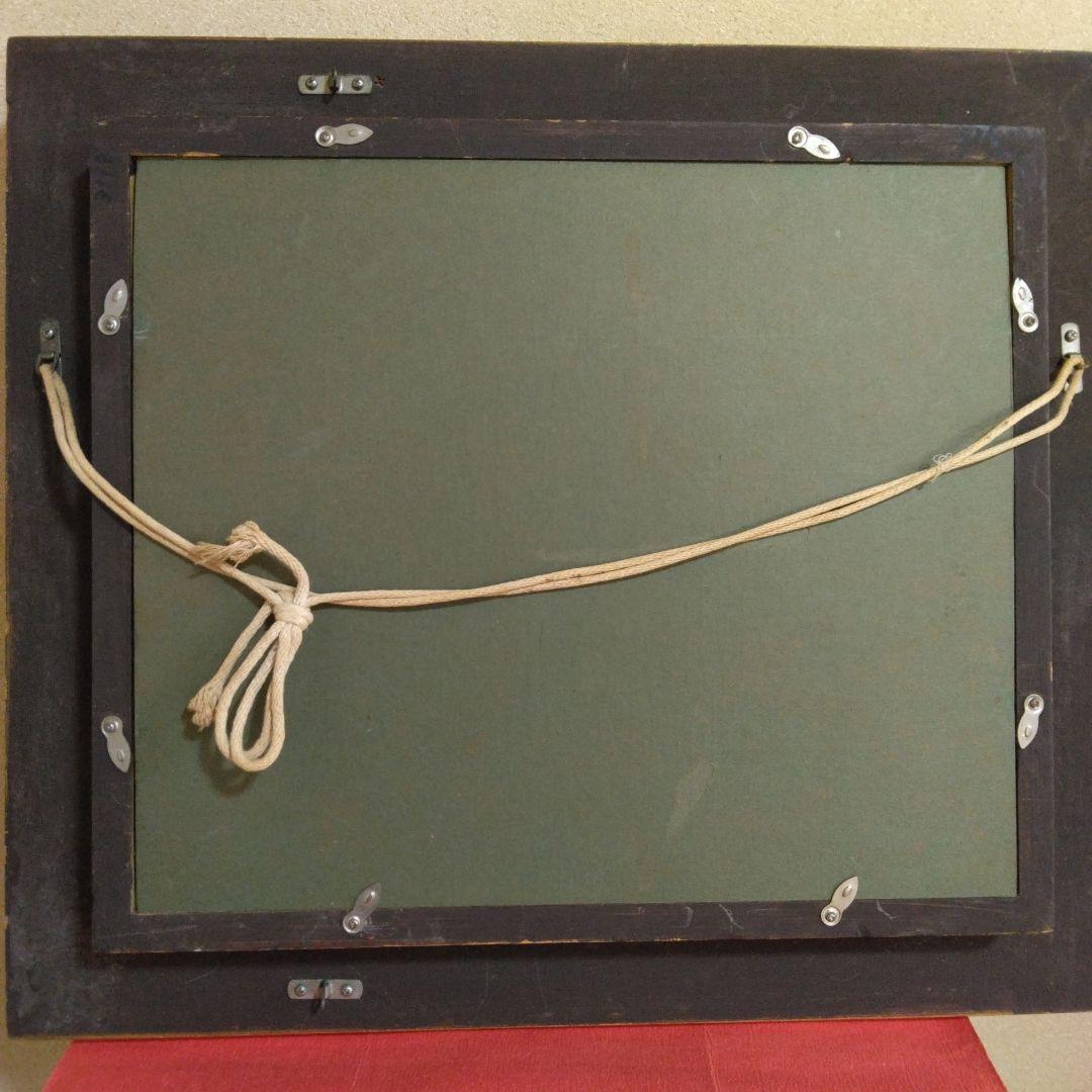 海老原昭治画伯-直筆-古都の梅-