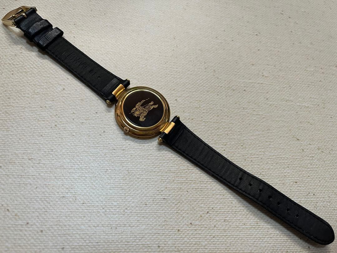 稼働品です☺︎BURBERRY/バーバリーノバチェッククォーツメンズウォッチ