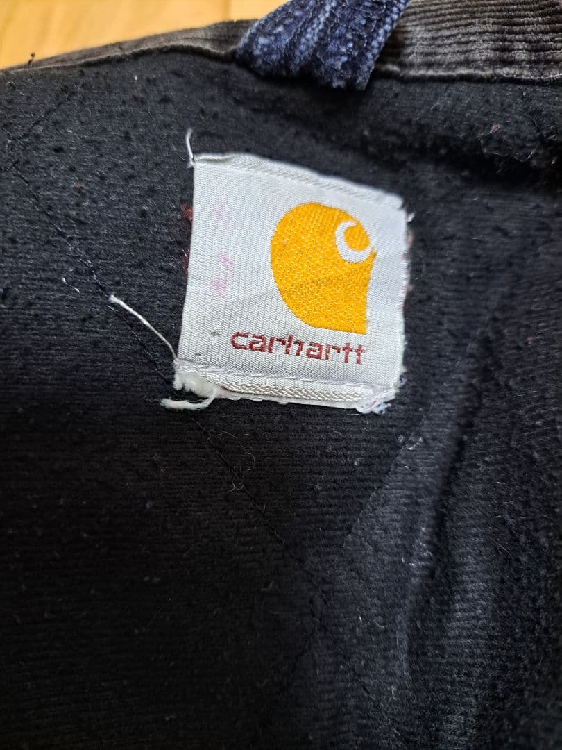 Carhartt フェード　ネイビー サンタフェジャケット　L ナス紺