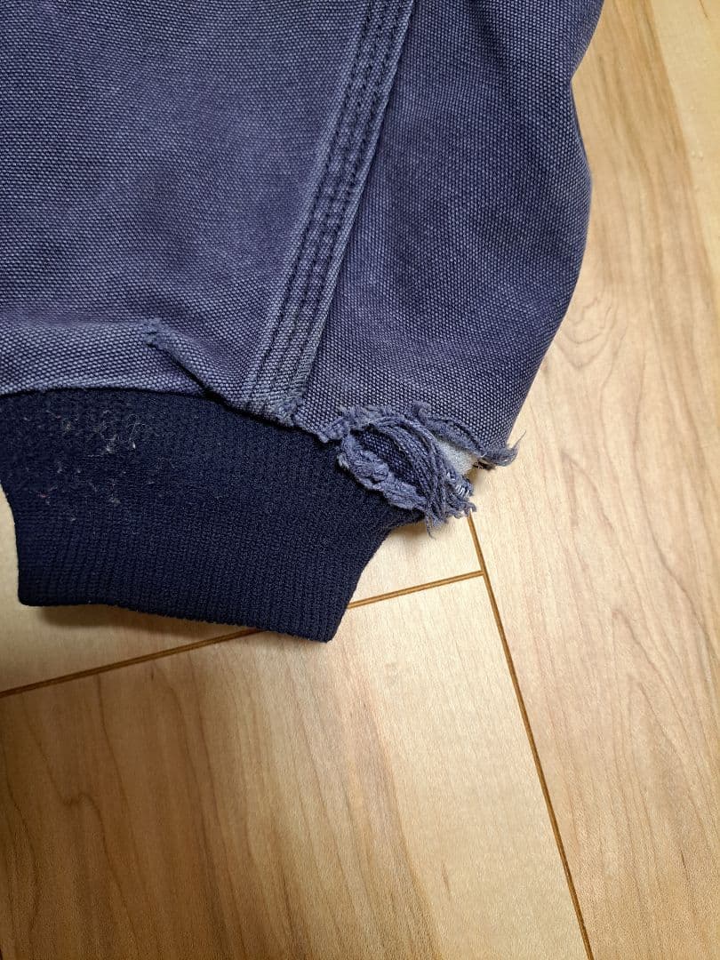 Carhartt フェード　ネイビー サンタフェジャケット　L ナス紺