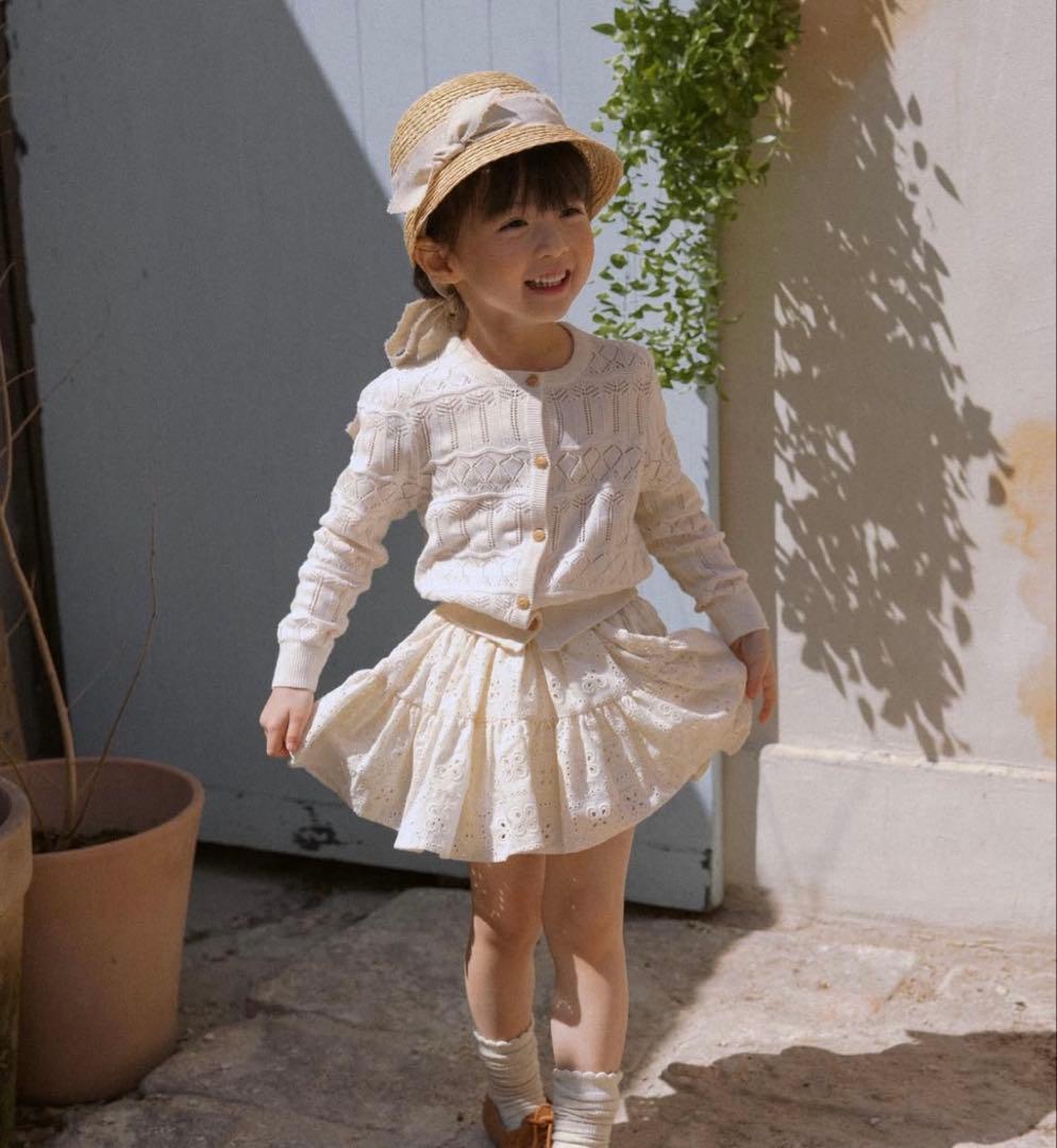 wonny ribbon vanilla daisy skirt Lサイズ