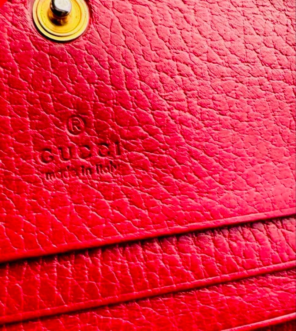 「希少」GUCCI グッチ　マーモント　二つ折り財布　男女兼用