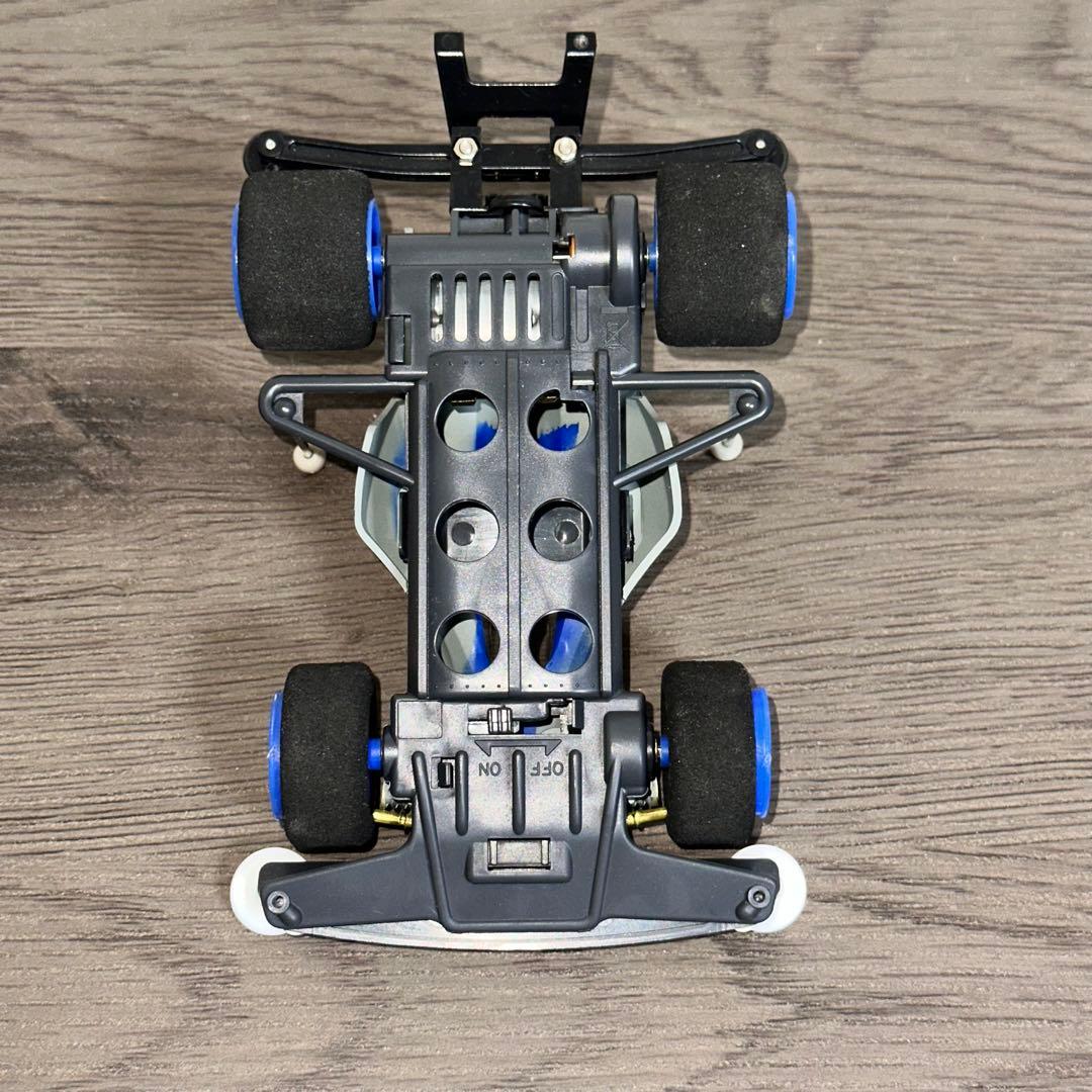 [G11034]ミニ四駆　アバンテJr. ワイドタイヤ　ホイール　ブルー