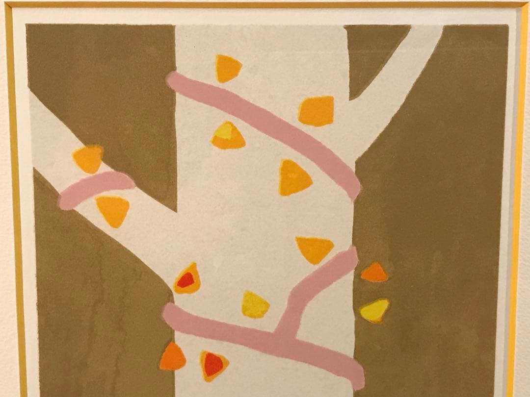 東山魁夷　「女は蔦で、男はこれに絡まれた樫の木だ」　リトグラフ　魁夷石版の印有り