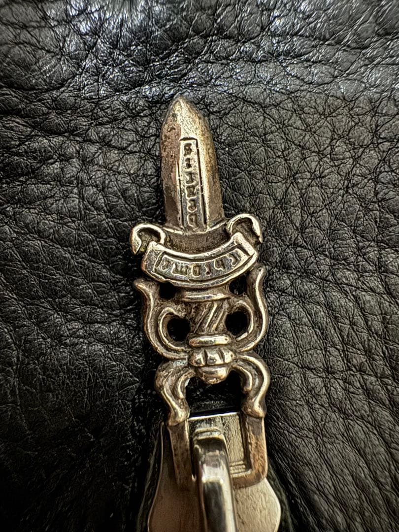 CHROME HEARTS クロムハーツDAGGERレザー 手袋　グローブ