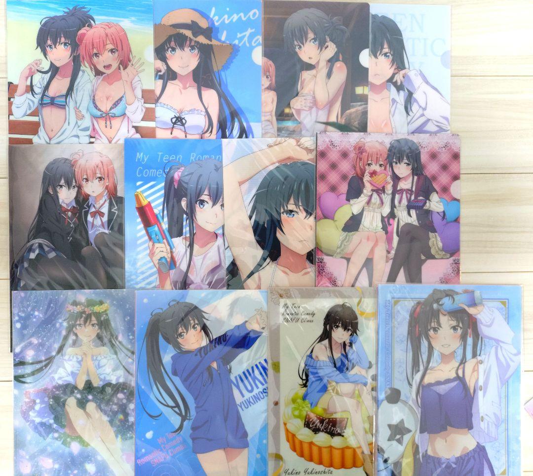 やはり俺の青春ラブコメはまちがっている クリアファイル 合計65枚 新品未開封