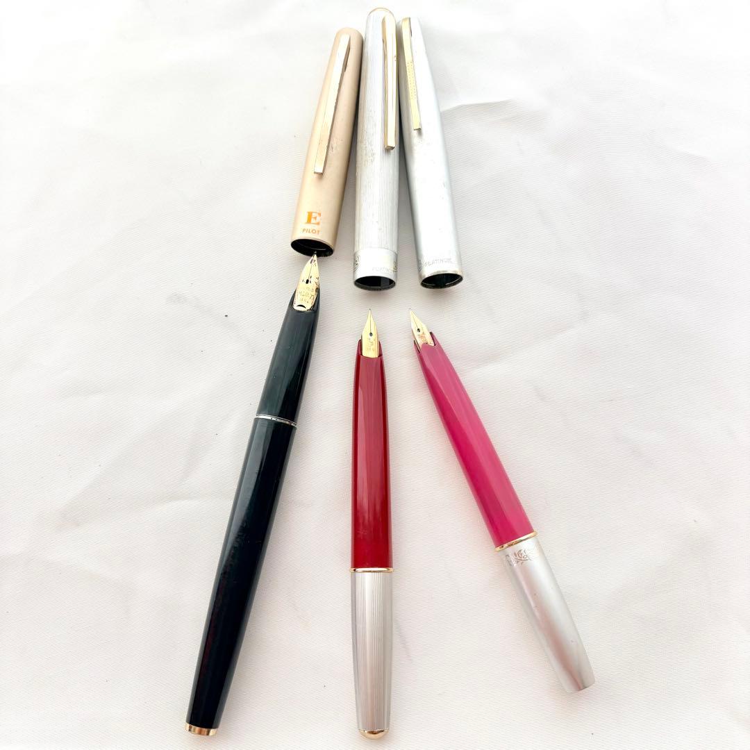 PILOT PLATINAM 18k 14k 廃盤　万年筆　ジャンク