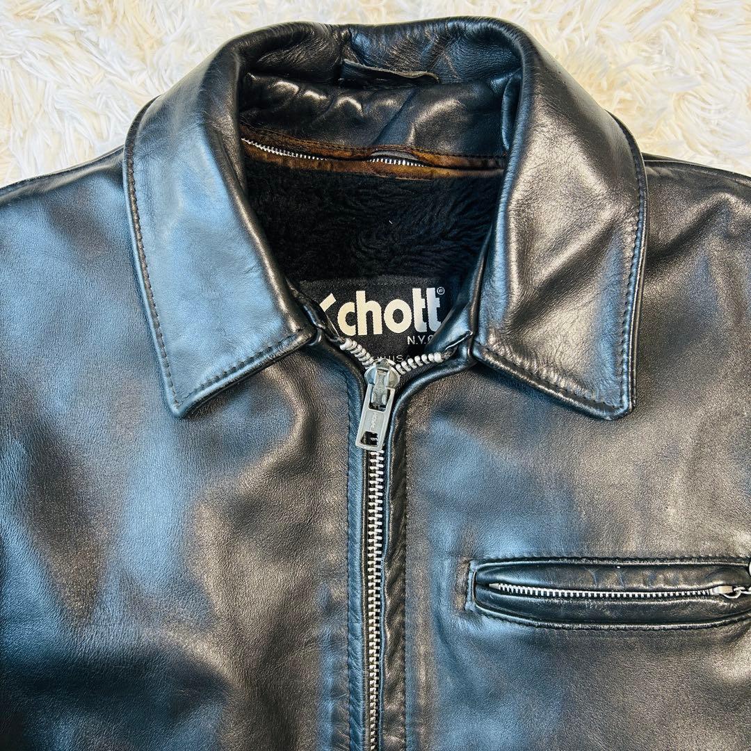 Schott ショット 642 36 ボアライナー付き ライダースジャケット