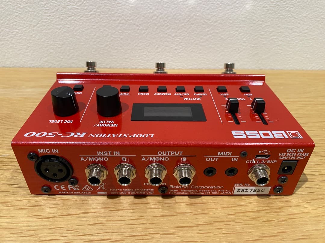 【ほぼ未使用】BOSS RC-500 ループステーション