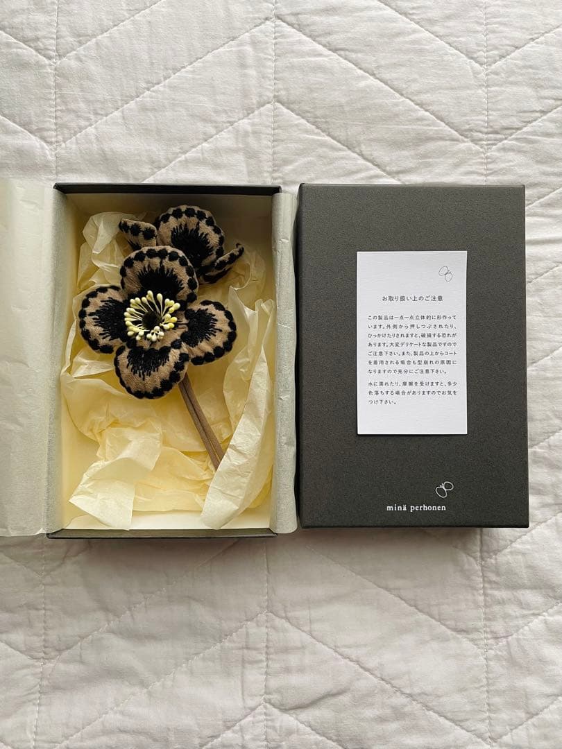 24-25AW❁⃘*. mina perhonen blumen コサージュ