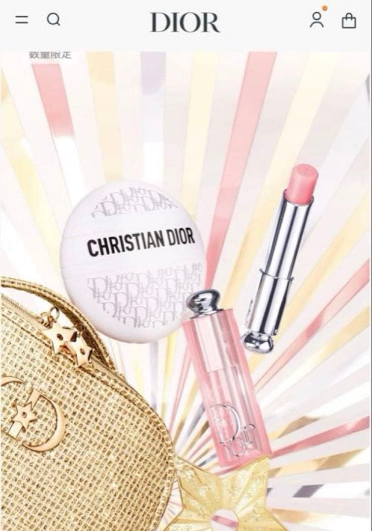 Dior ホリデー　2025 ギフトボックス付き