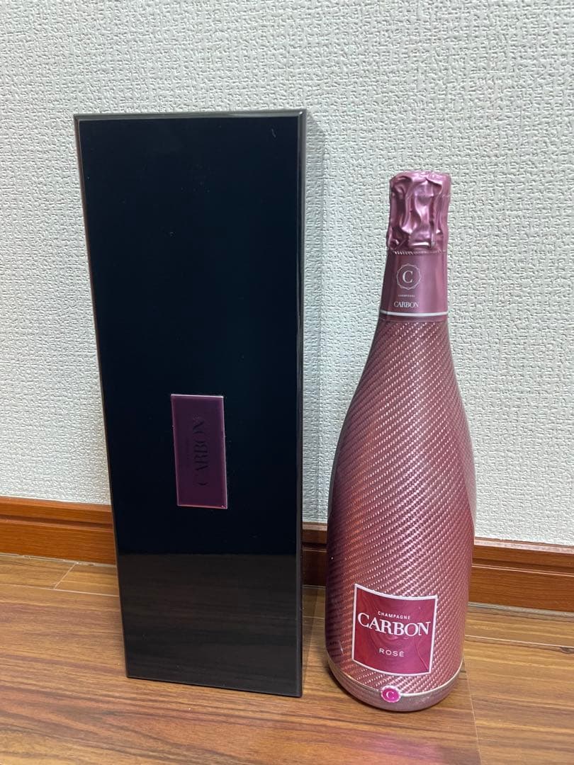 【本日のみ大特価】シャンパンカーボン ピンク ロゼ（専用化粧箱入）