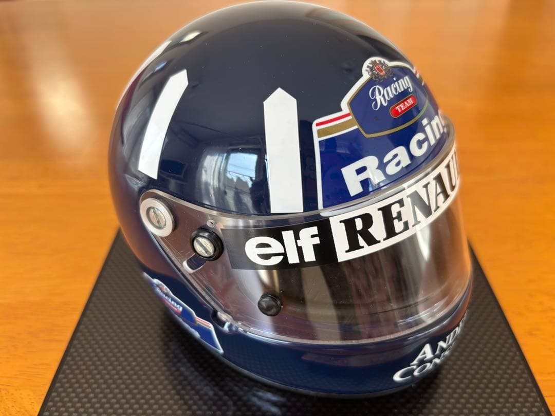 D.ヒル 1/2 ヘルメット ウィリアムズ 1996 アクリルケース付き