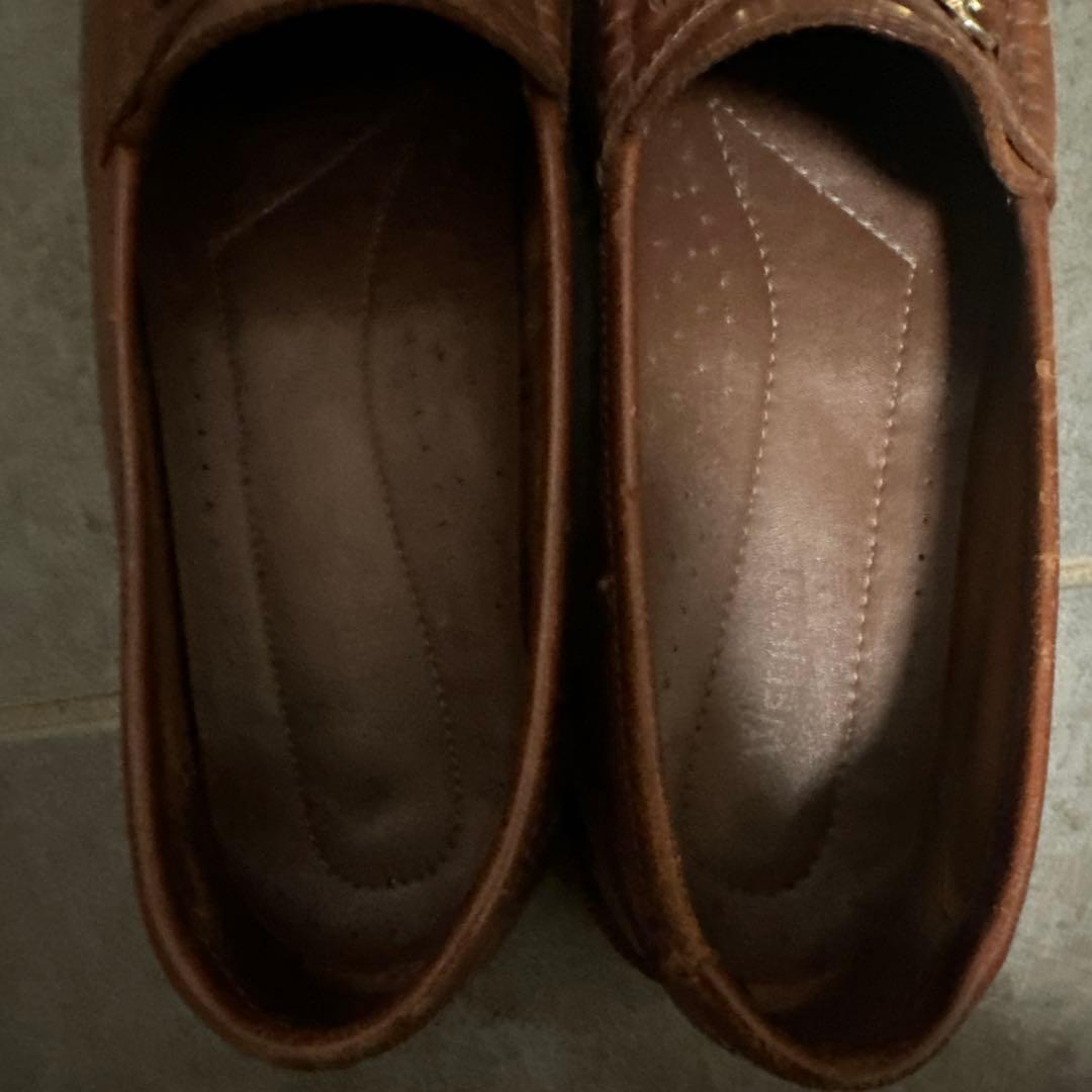 GH.BASS ブラウン レザー ビットローファー