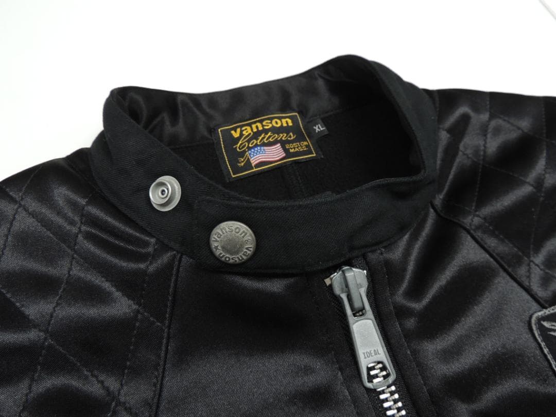 VANSON AMERICAN BASS別注シングル ライダース ジャケットＸＬ