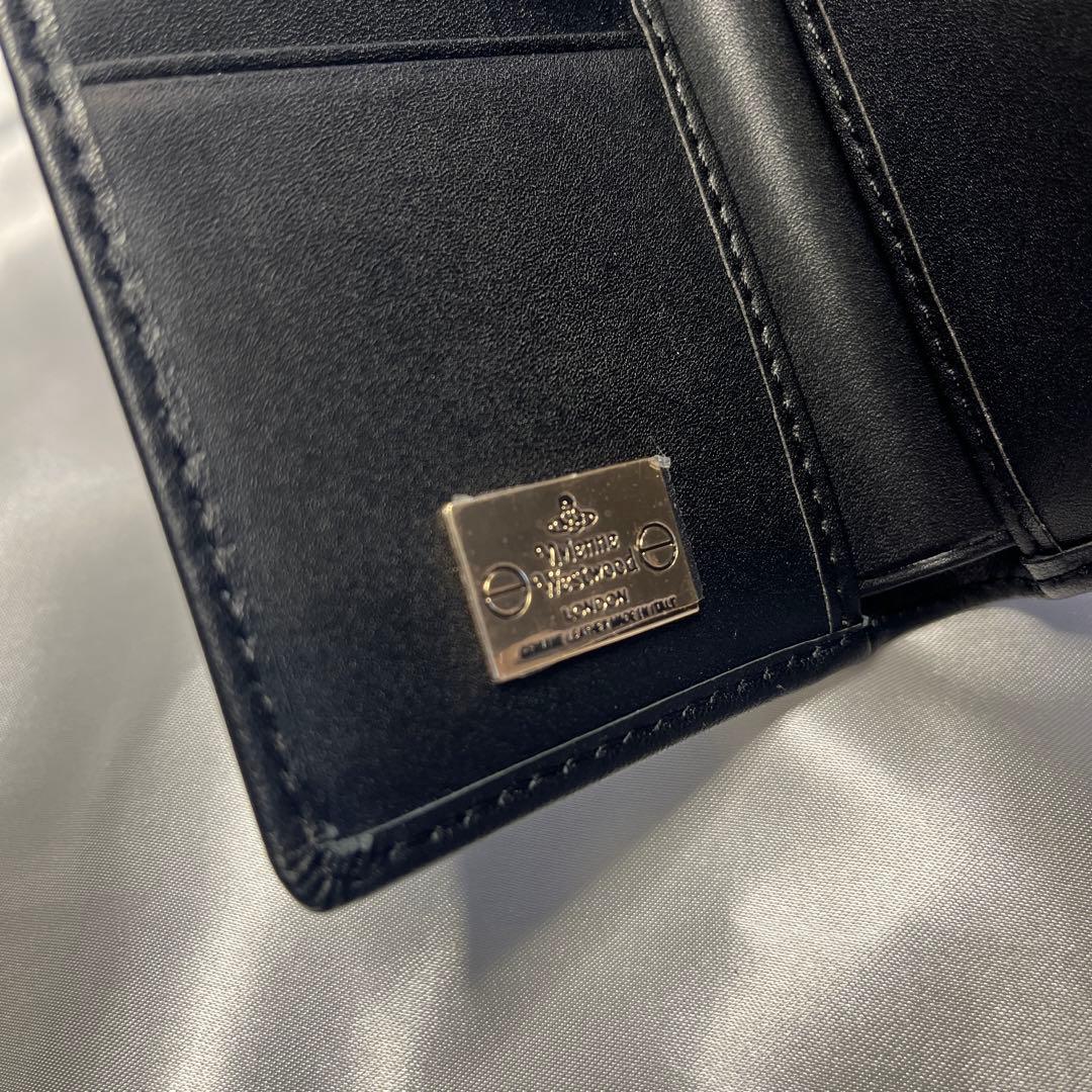 新品 Vivienne Westwood ブラック 三つ折り財布