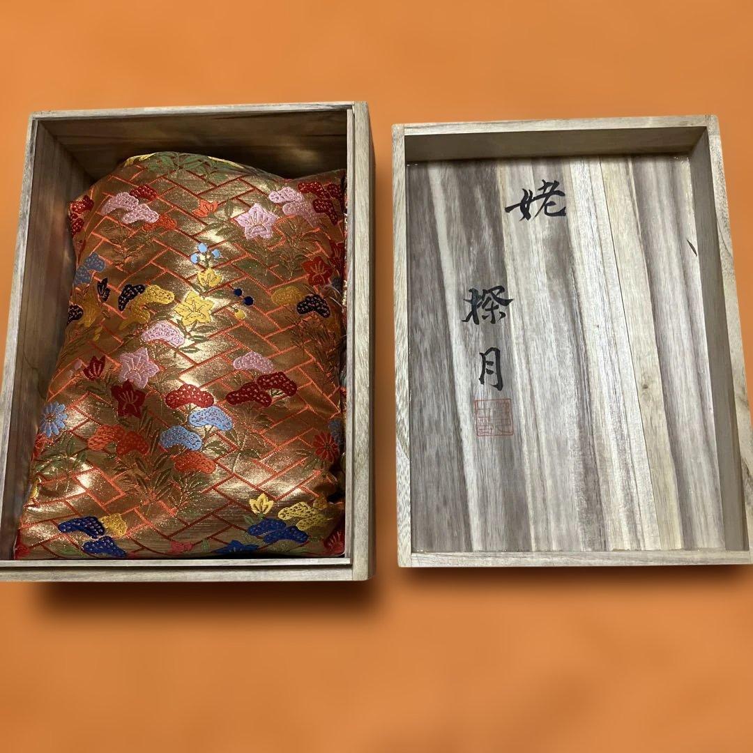 美品　能面　姥① うば　木彫り　手彫り　桐箱