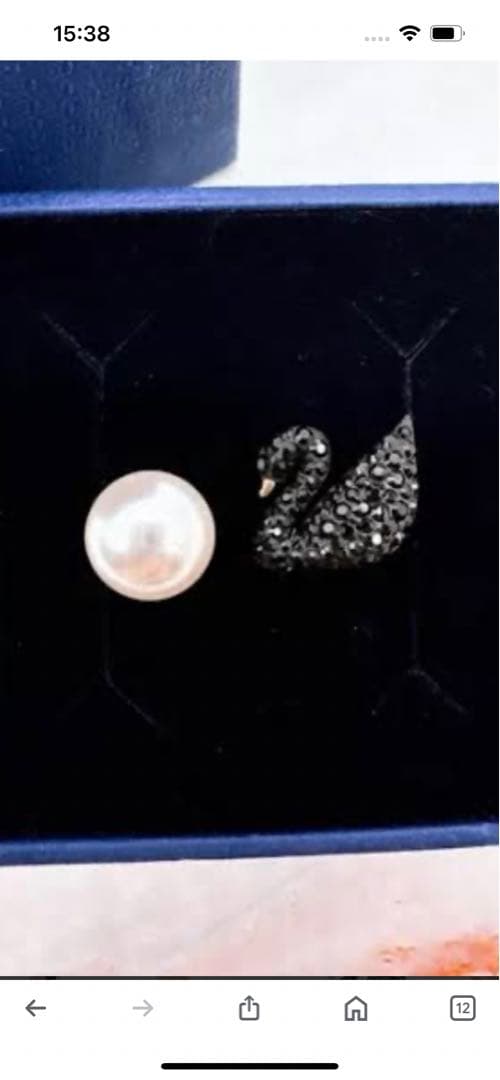 値下スワロフスキー Swarovski 『Iconic Swan リング』 52