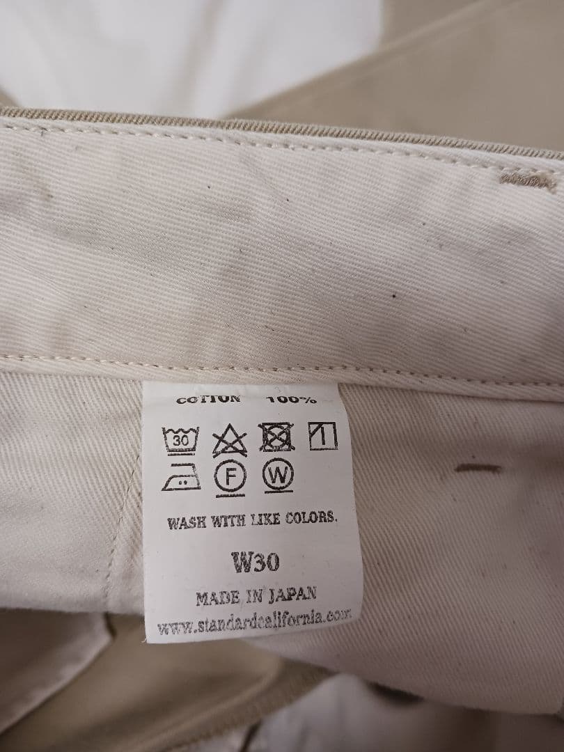 25AW スタンダードカリフォルニア チノパンツ ワイドシルエット