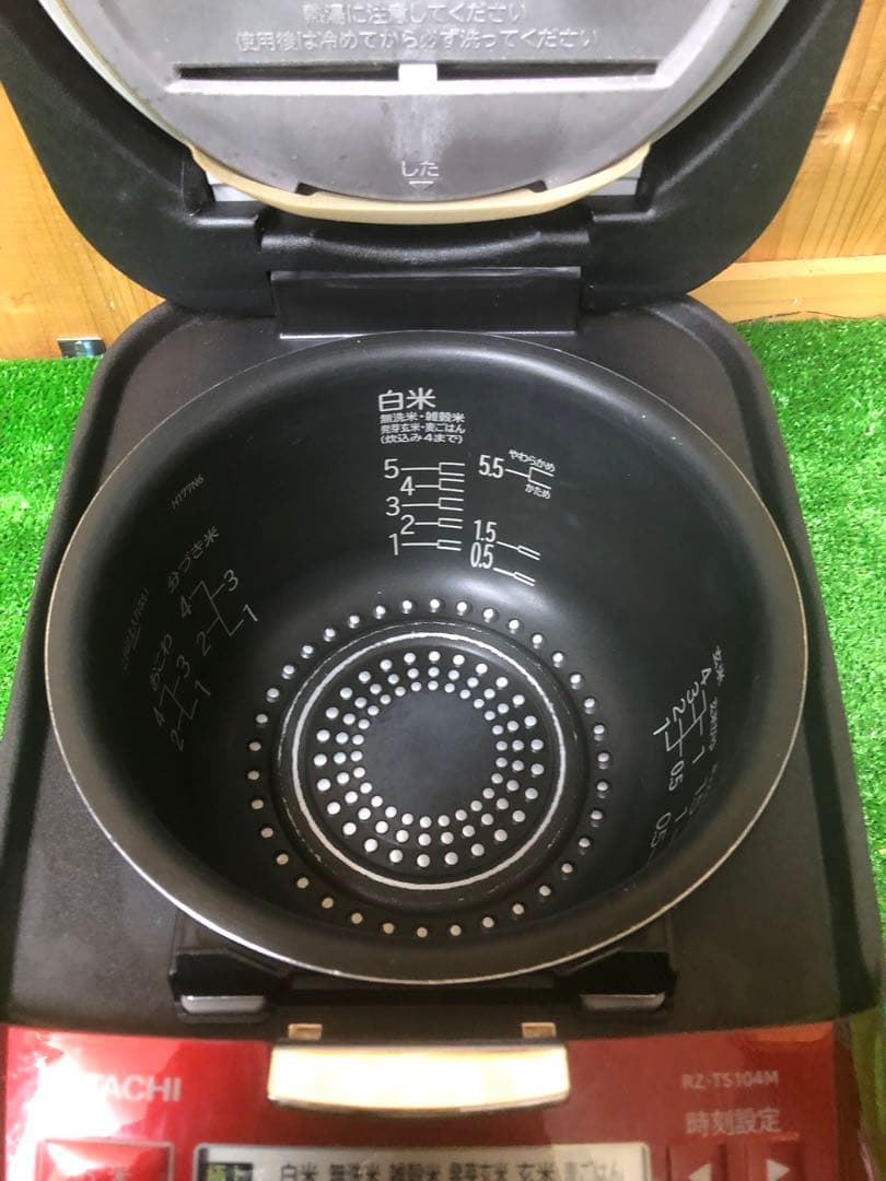 日立　RZ-TS104M 炊飯器 IHジャー炊飯器　 5.5合炊き　2021年製