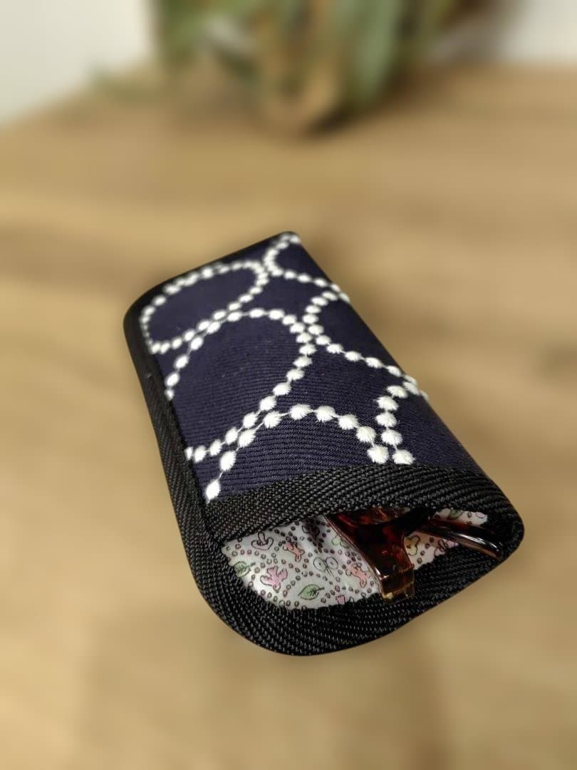 【おまとめ】/tambourineタンバリンネイビー×白/メガネケース