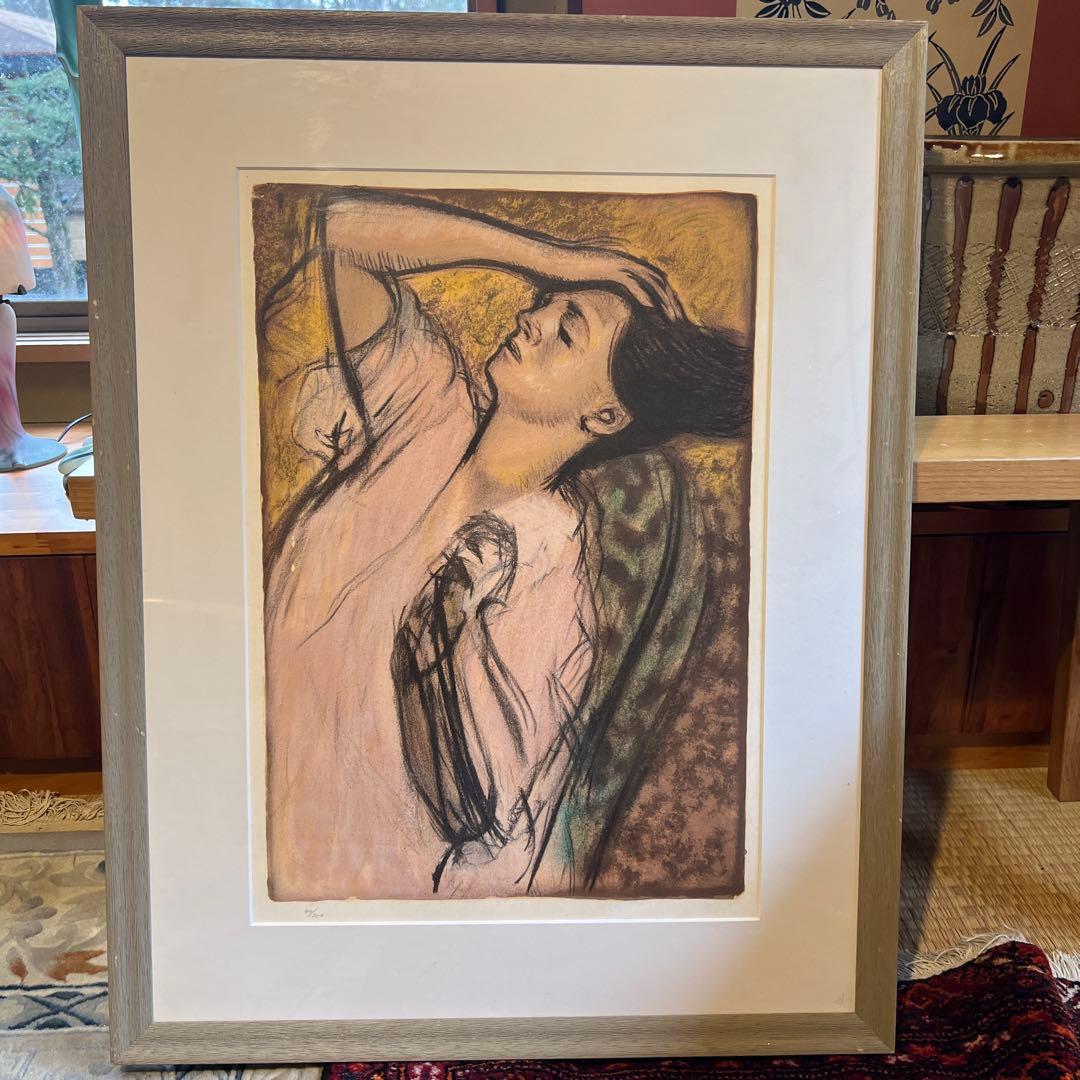 エドガードガ　リトグラフ