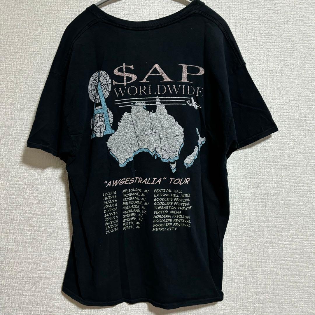 ラップt ASAP ROCKY ワールドツワー　tシャツ　2016