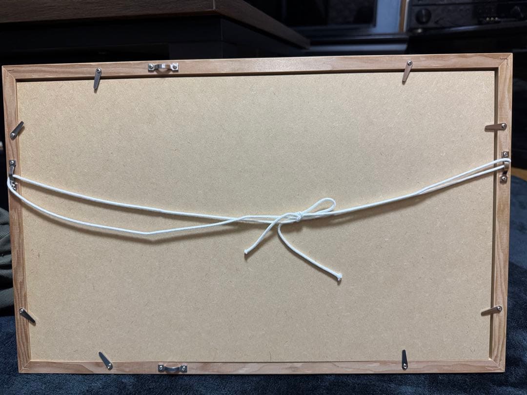 安川眞慈 赤富士(安心) 475×290mm