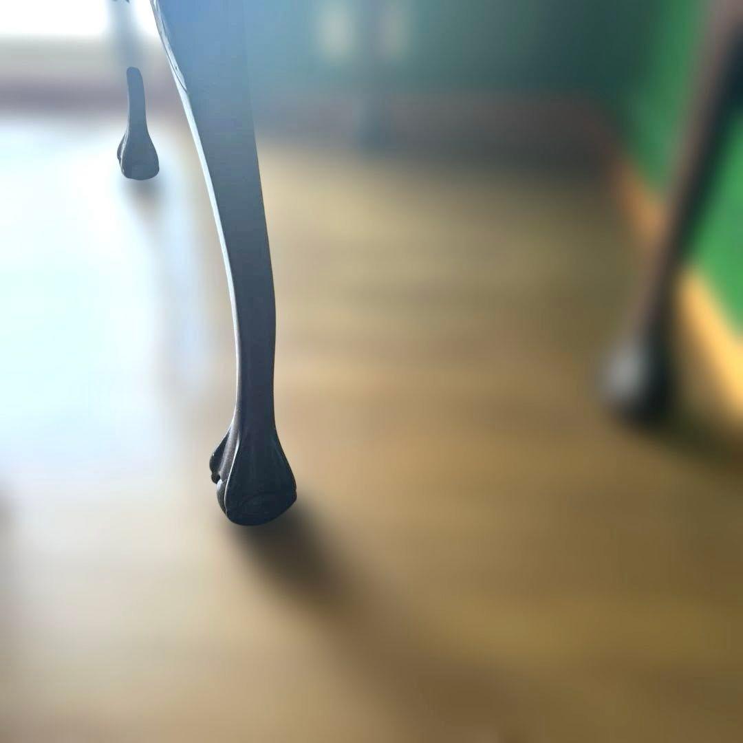 クラシック木製文机 引き出し2つ&小引き出し11、小扉1