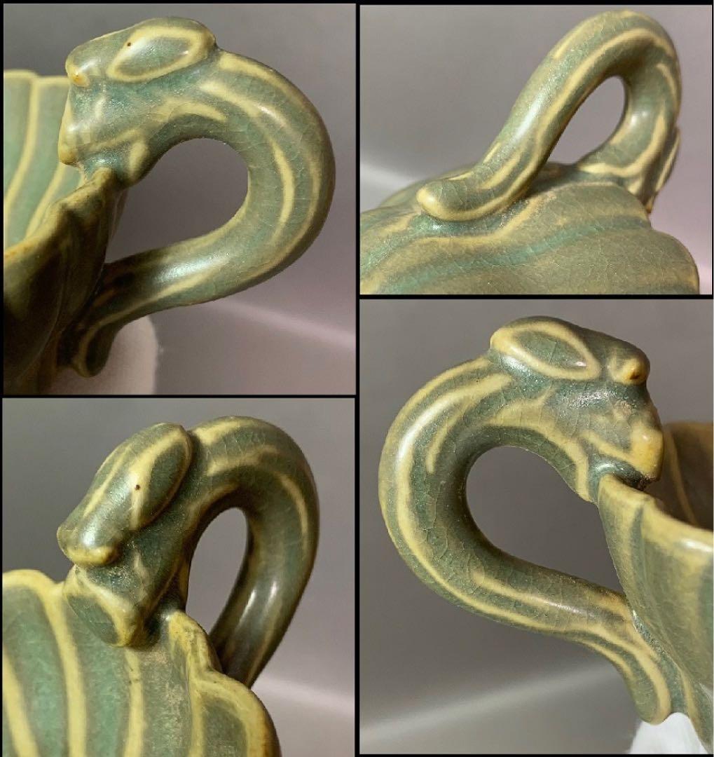 中国 菊形托付　手付菊形碗　f2221208